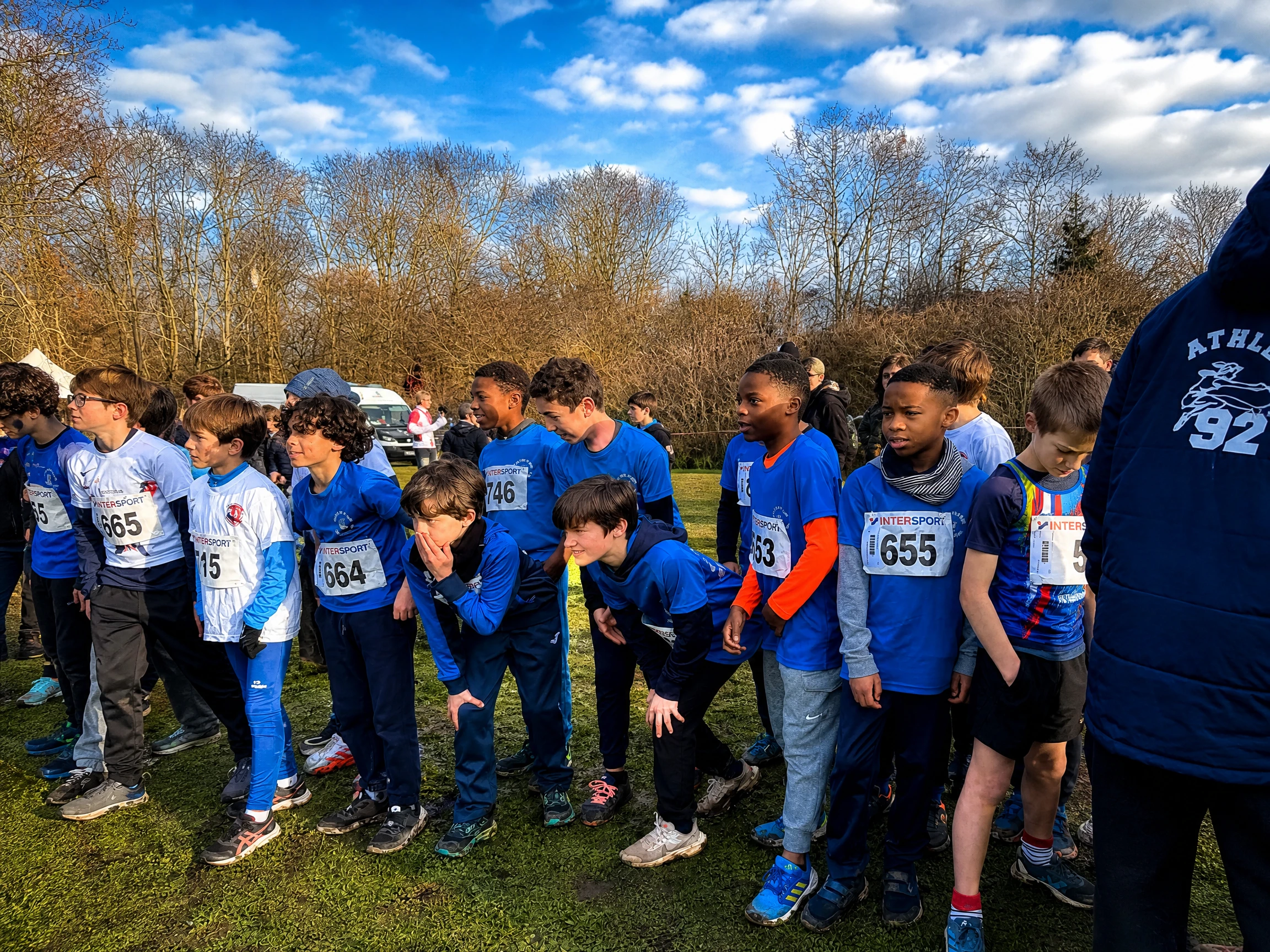 Jeunes garçons du club